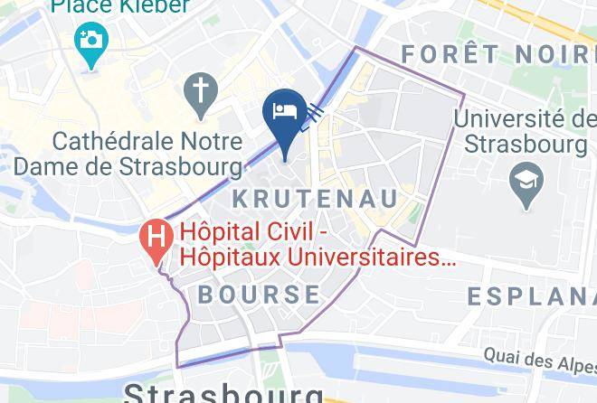 Bas Rhin - Hotel De L'ill Maps