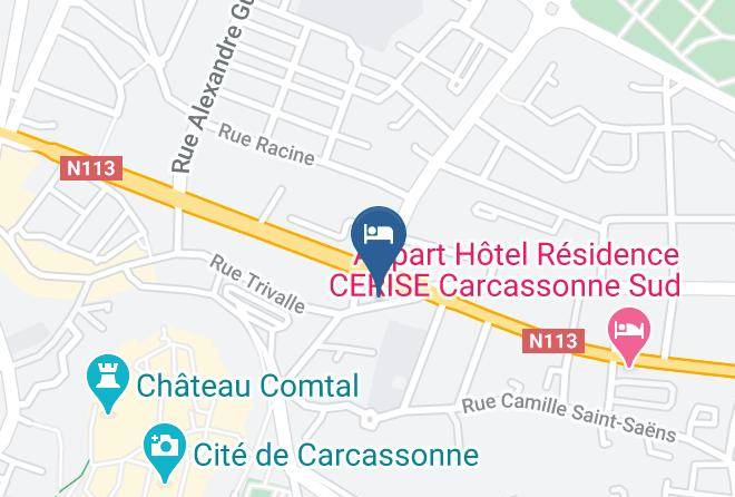 Aude - Hotel De L'octroi Cite Medievale Logis De France Maps