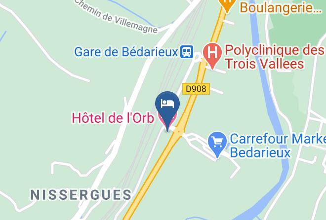 Herault - Hotel De L'orb Maps