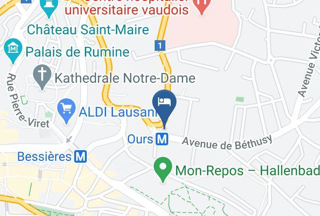 Lausanne - Hotel De L'ours Maps