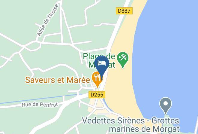 Finistere - Hotel De La Baie Morgat Maps