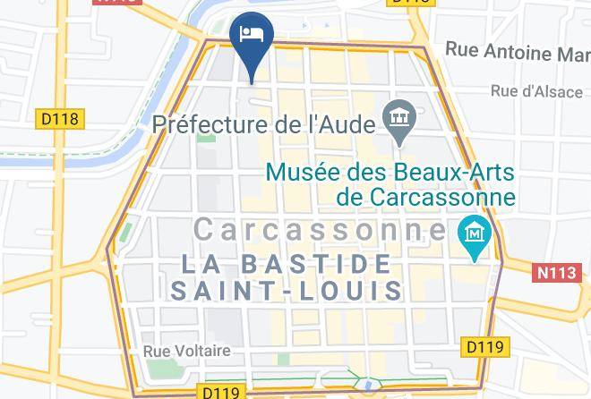 Aude - Hotel De La Bastide Maps