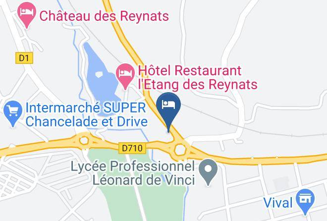 Dordogne - Hotel De La Beauronne Maps