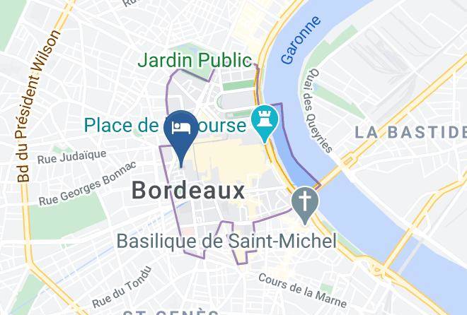 Hotel De La Boetie Map