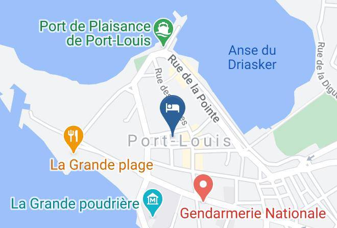 Morbihan - Hotel Spa De La Citadelle Port Louis Lorient Maps