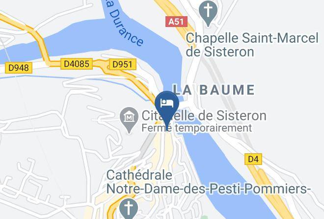 Alpes De Haute Provence - Hotel Restaurant De La Citadelle Maps