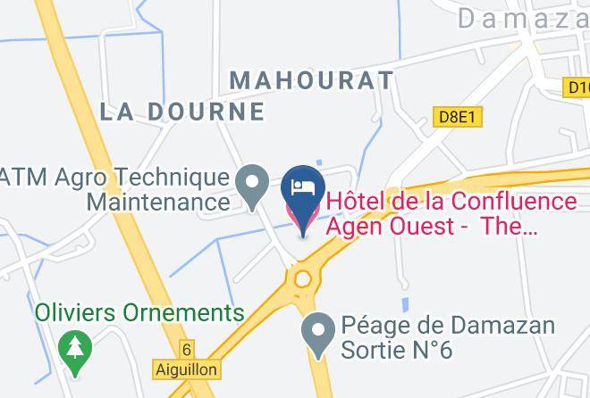 Lot Et Garonne - Hotel De La Confluence Agen Ouest The Originals City Maps