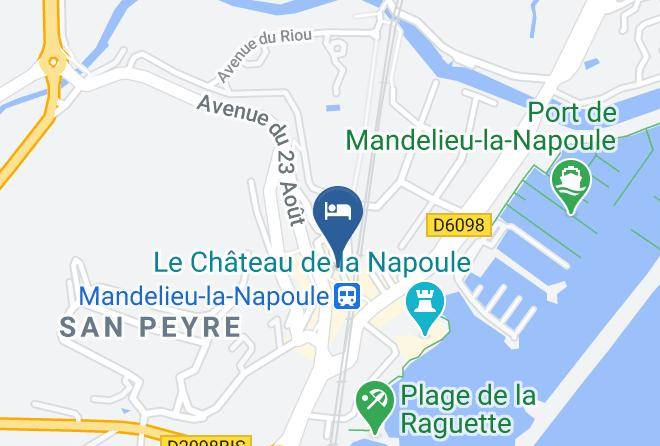 Hotel De La Corniche D'or Map