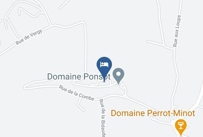 Hotel De La Cote Rotie Map