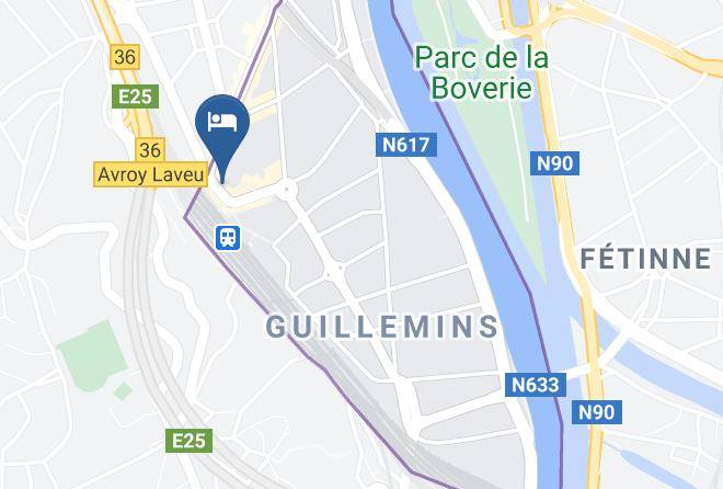 Liege - Hotel De La Couronne Maps