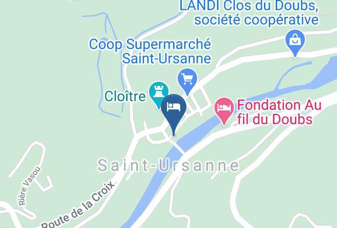 Porrentruy - Hotel De La Demi Lune Maps