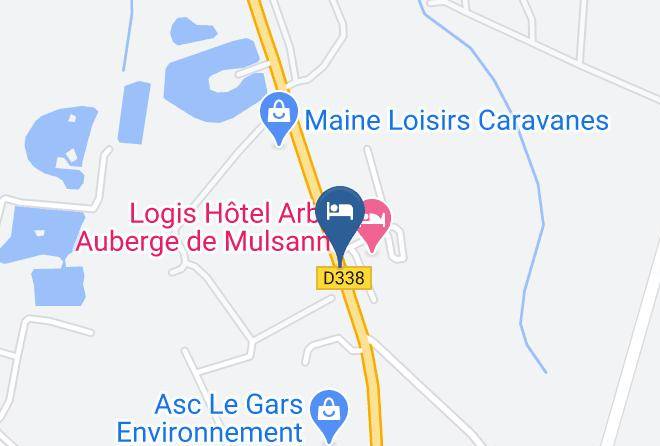 Hotel De La Ferme De Mulsanne Map
