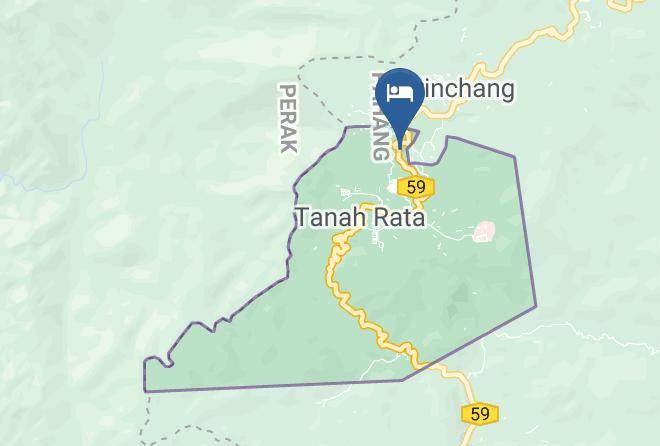 Hotel De'la Ferns Cameron Highlands Map