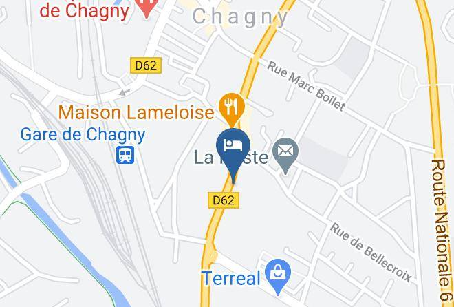 Saone Et Loire - Hotel De La Ferte Maps