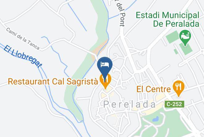 Hotel De La Font Map