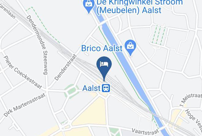 Hotel De La Gare Aalst Map