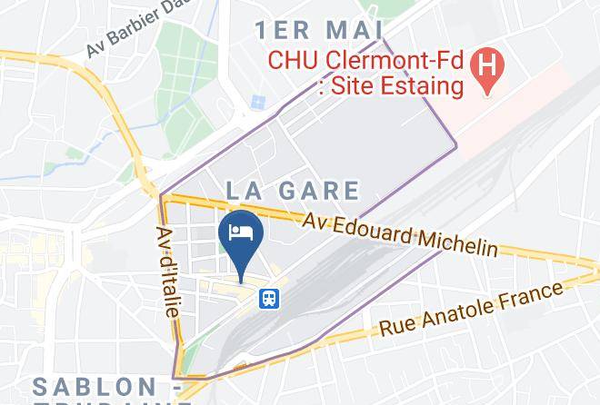 Puy De Dome - Hotel De La Gare Clermont Maps