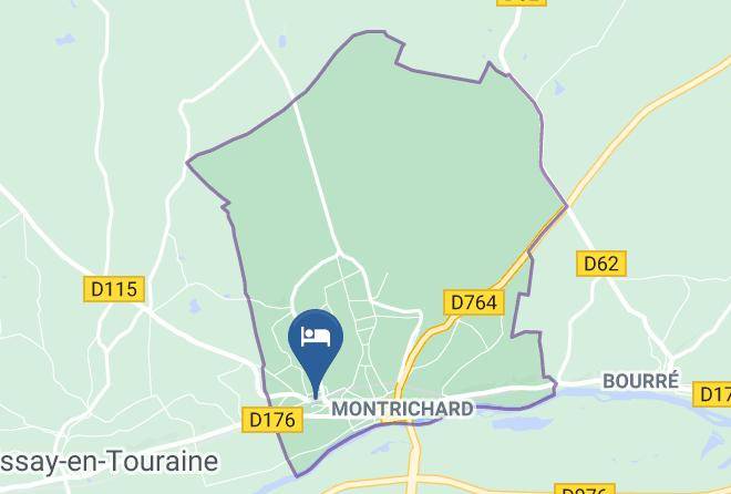 Loir Et Cher - Hotel De La Gare Montrichard Maps