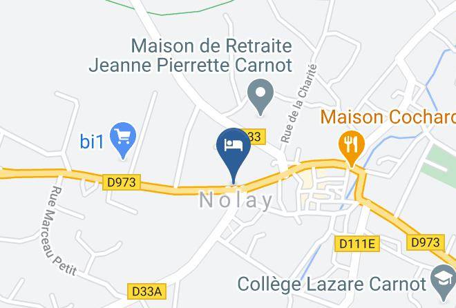 Cote D Or - Hotel De La Halle Maps