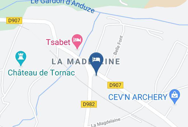Gard - Hotel De La Madeleine Maps