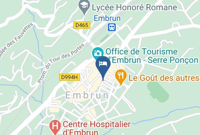 Hautes Alpes - Hotel De La Mairie Maps