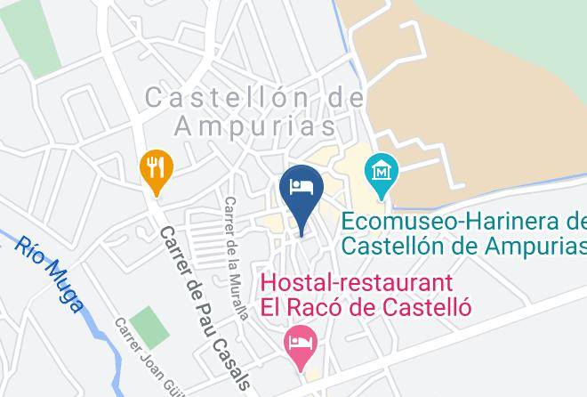 Girona - Hotel De La Moneda Maps