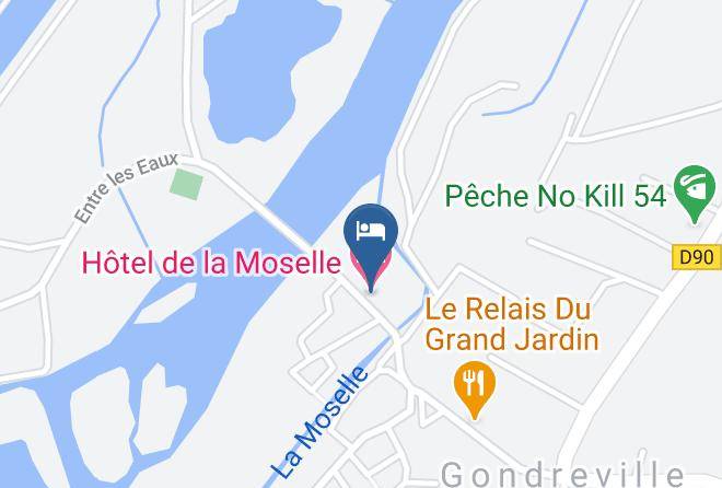 Meurthe Et Moselle - Hotel De La Moselle Maps