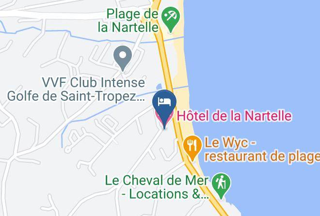 Var - Hotel De La Nartelle Maps