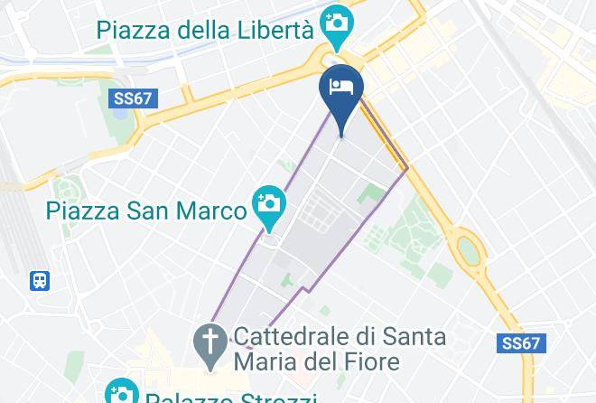 Florence - Hotel De La Pace Maps