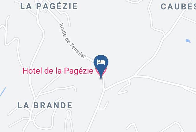 Dordogne - Hotel De La Pagezie Maps