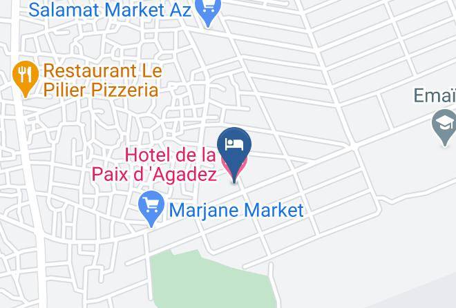 Agadez - Hotel De La Paix D 'agadez Maps