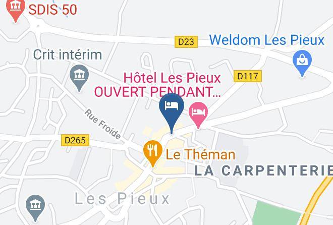 Manche - Hotel De La Paix Maps