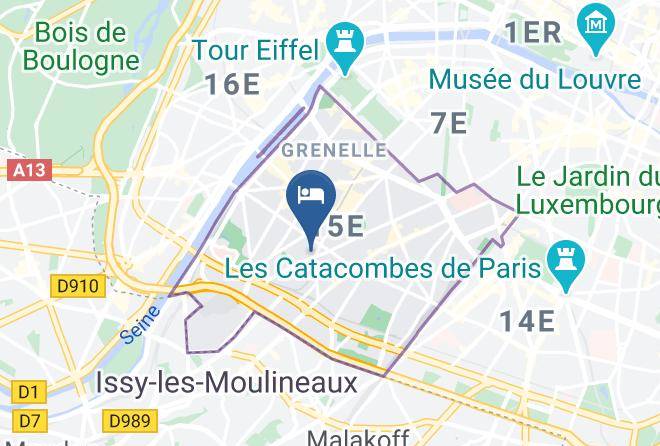 Hotel De La Paix Paris Map