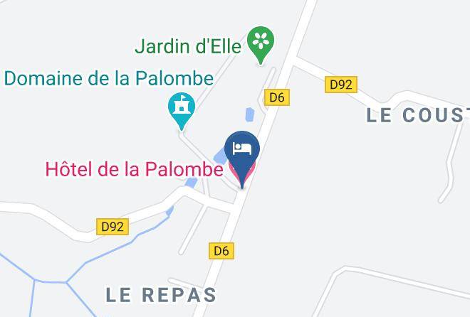 Manche - Hotel De La Palombe Maps