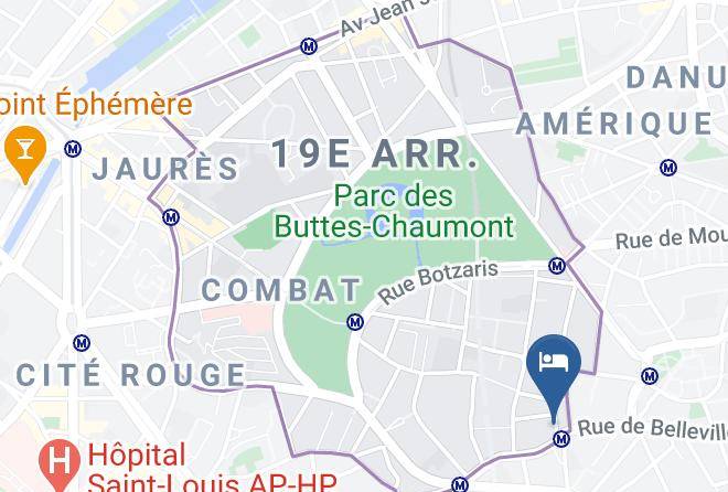 Paris - Hotel De La Perdrix Rouge Maps