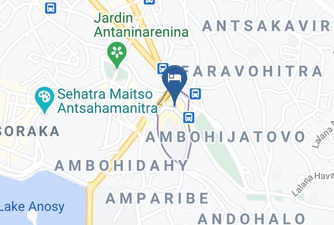Antananarivo Renivohitra - Hotel De La Pergola Maps