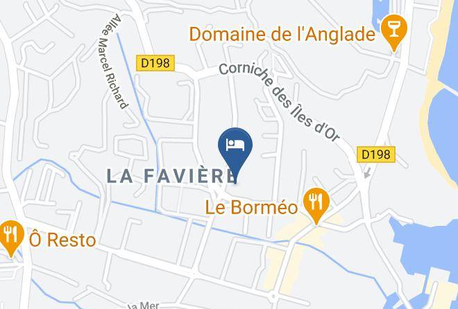 Var - Hotel De La Plage Hdlp Maps