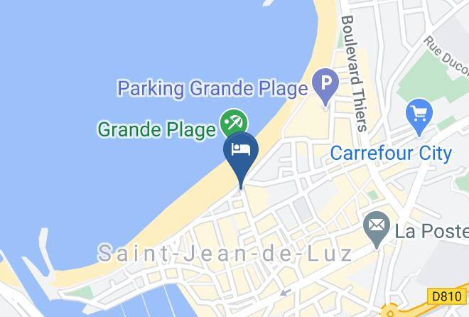 Pyrenees Atlantiques - Hotel De La Plage Saint Jean De Luz Maps