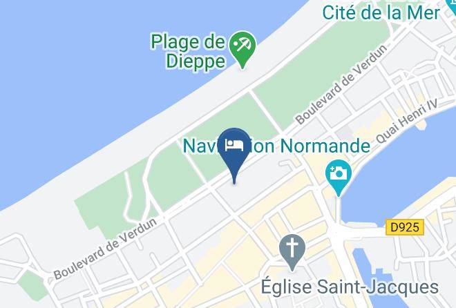 Seine Maritime - Hotel De La Plage Maps