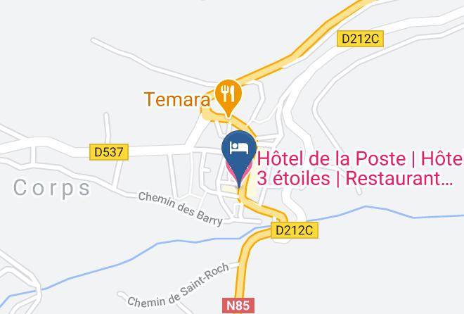 Isere - Hotel De La Poste Maps