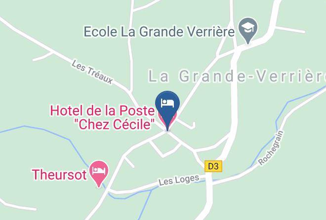 Saone Et Loire - Hotel De La Poste Chez Cecile Maps