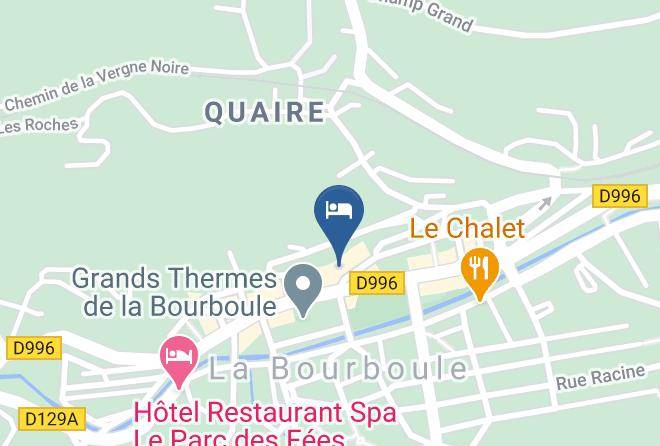 Puy De Dome - Hotel De La Poste Et Europe La Bourboule Maps