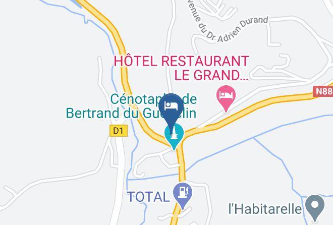 Lozere - Hotel De La Poste Maps