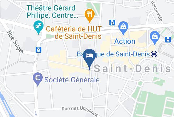 Seine St Denis - Hotel De La Poste Maps