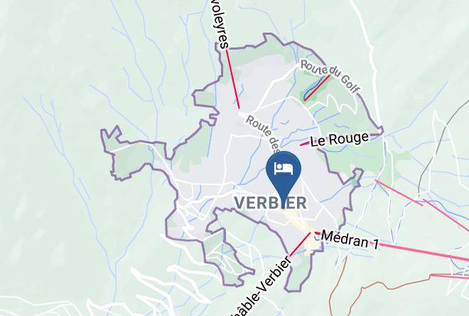 Hotel De La Poste Verbier Map