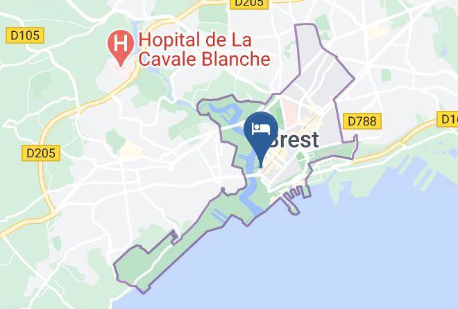 Finistere - Hotel De La Rade Maps