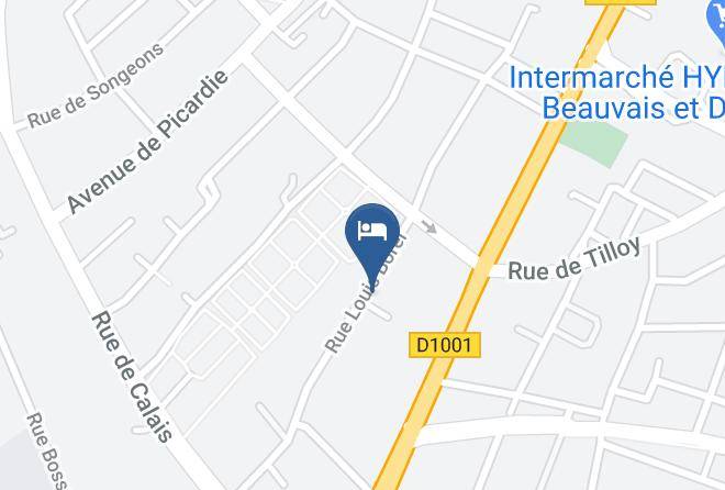 Oise - Hotel De La Residence Maps