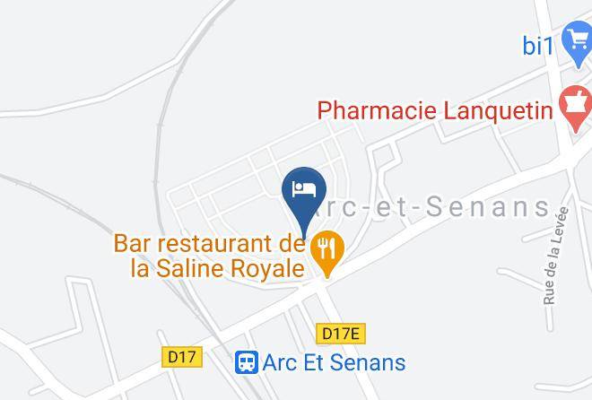 Doubs - Hotel De La Saline Royale Maps