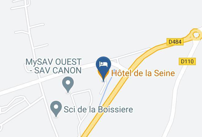 Seine Maritime - Hotel De La Seine Restaurant Maps