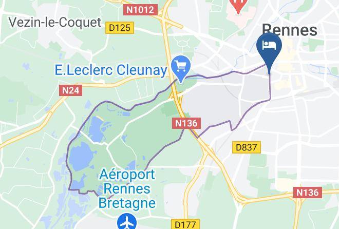 Ille Et Vilaine - Hotel De La Ta Eurl Maps